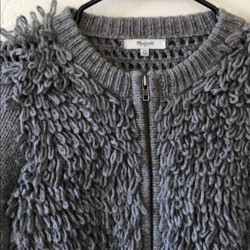 Madewell fringe sweater jacket - XS - Picture 2 of 5